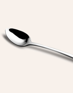 STERLING SILVER LONG HANDLE FEEDING SPOON