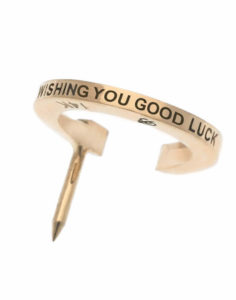 Wishing You Good Luck 14k Gold Lapel Pin