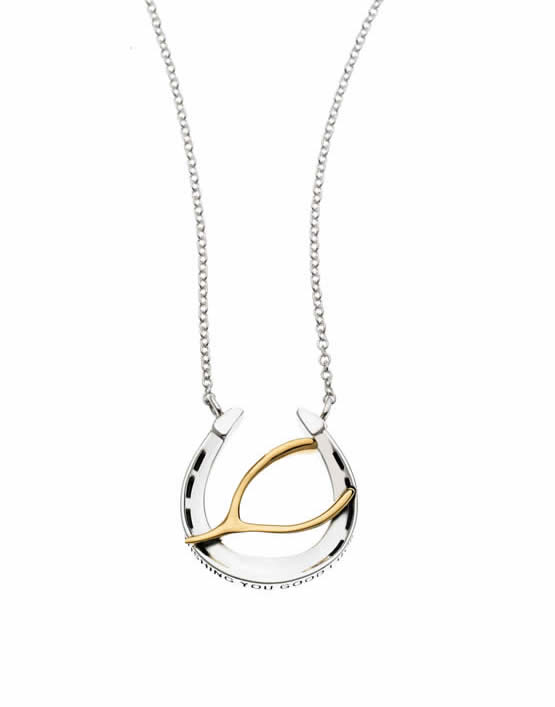 CS-DB Pendants Simple Good Luck Silver Necklaces 