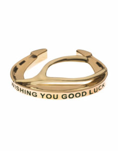 Wishing You Good Luck Brooch in 14K