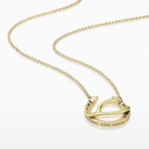 LIMITED-EDITION 14k Derby Gold® Wishing You Good Luck® Necklace